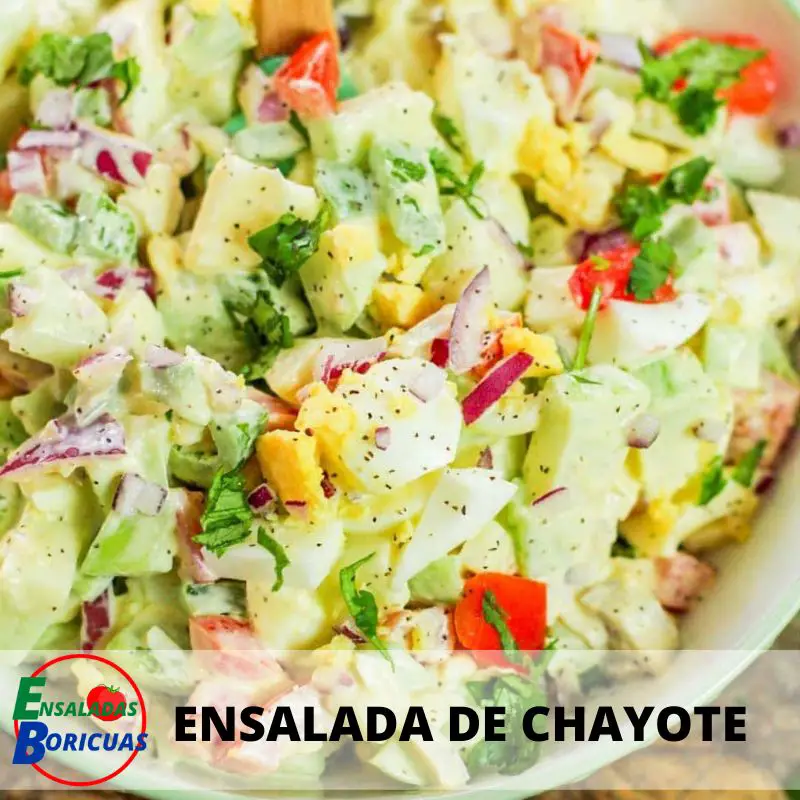 → RECETA《Ensalada de chayote de Puerto Rico》※ ↑↑ 【2023】