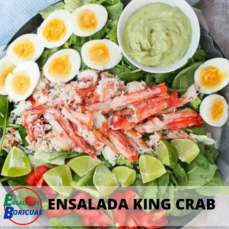 → RECETA《Ensalada King crab boricua》※ ↑↑ 【2023】